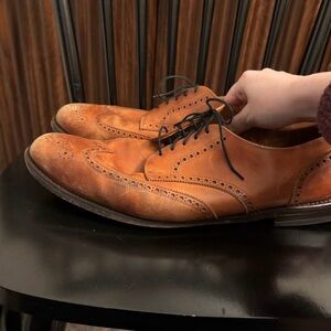 Allen Edmonds - Ashland - Men tan cowboy dress show